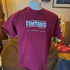 3/$10 Vintage Film Talks Shirt